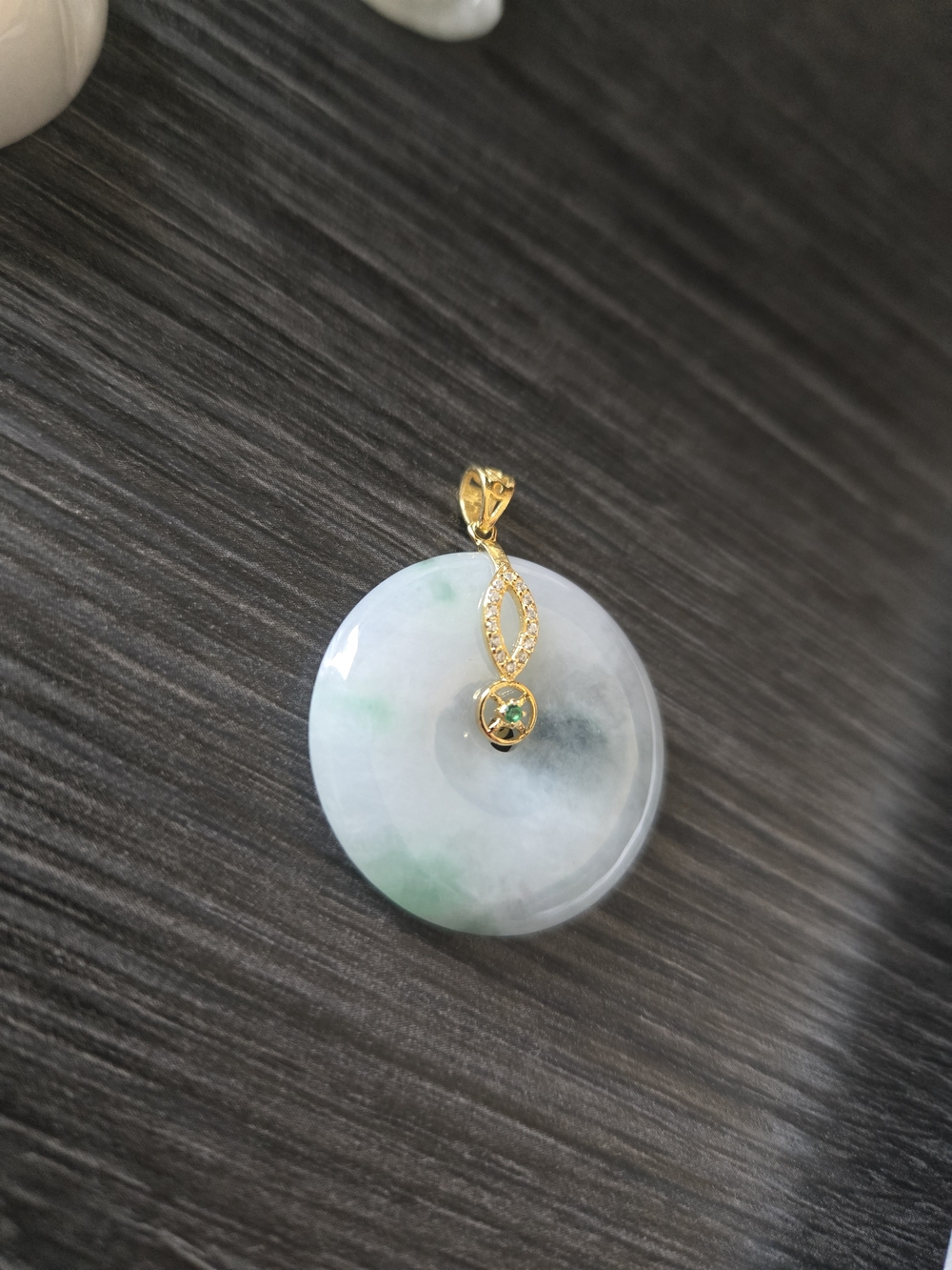 Jade Donut Pendant